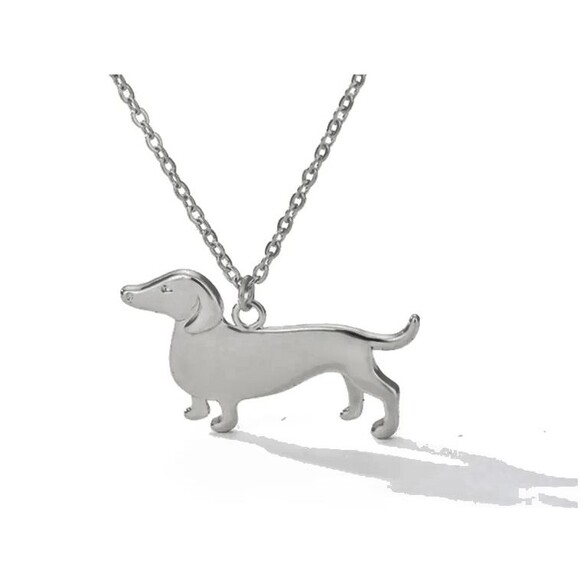 Stainless Steel Dachshund DOG Necklace Men Women Teens - Picture 5 of 6